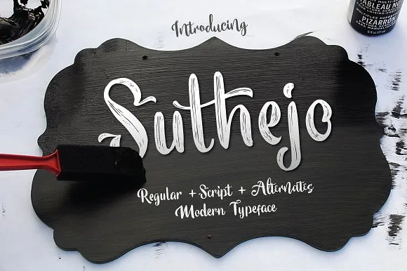 Suthejo Font Suthejo Font Poster 1