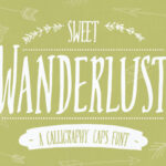 Sweet Wanderlust Font Poster 1