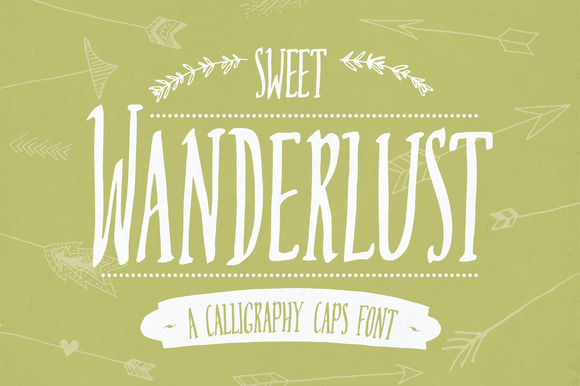 Sweet Wanderlust Font Poster 1