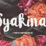 Syakina Font Poster 1