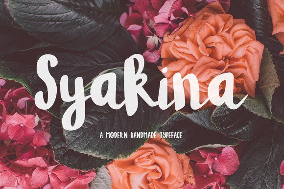 Syakina Font Poster 1