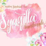 Syaqilla Handmade Font Poster 1