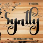 Syatty Font Poster 1