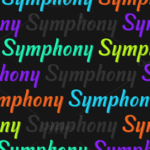 Symphony Shadow Font Poster 3