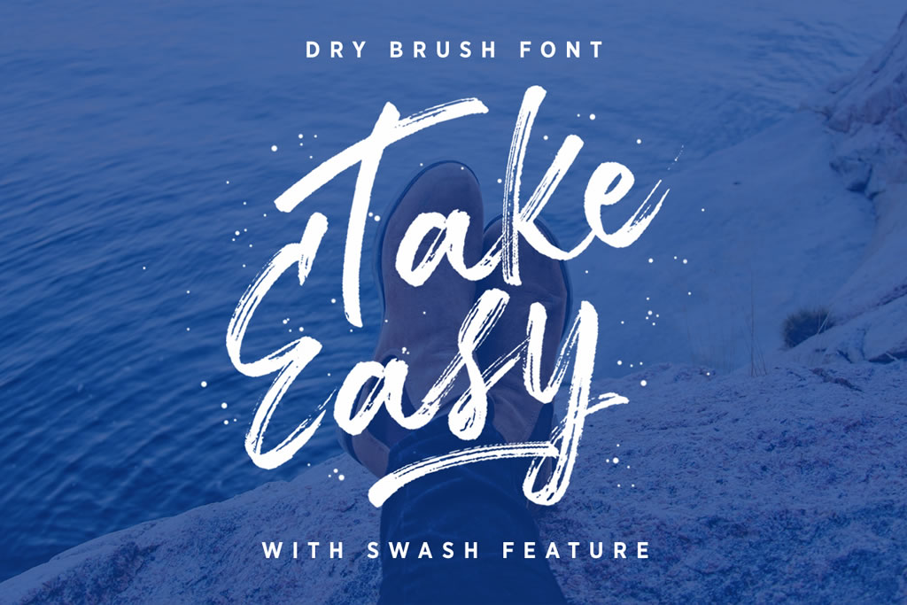 Take Easy Font Poster 1