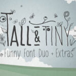 Tall & Tiny Font Duo Font Poster 1