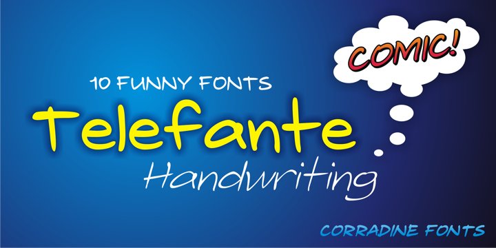 Telefante Family Font Poster 1