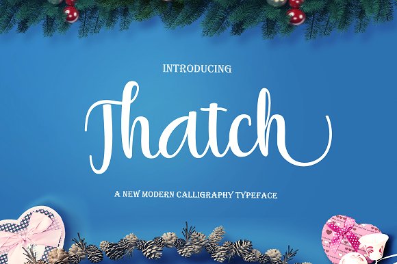 Thatch Font Poster 1