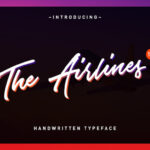 The Airlines Font Poster 1