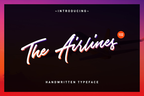 The Airlines Font Poster 1