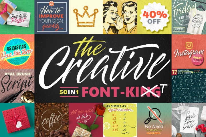 The Creative Font Poster 1