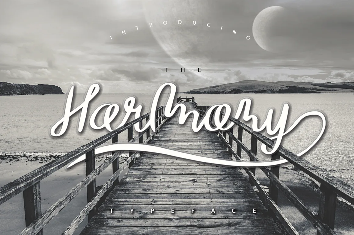 The Harmony Font The Harmony Font Poster 1