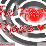 The Heart Maze Font Poster 1