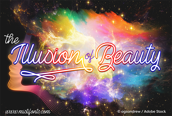 The Illusion of Beauty Font