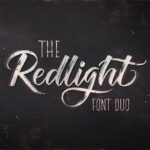 The Redlight Font Poster 1