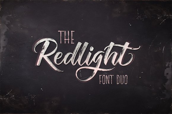 The Redlight Font Poster 1