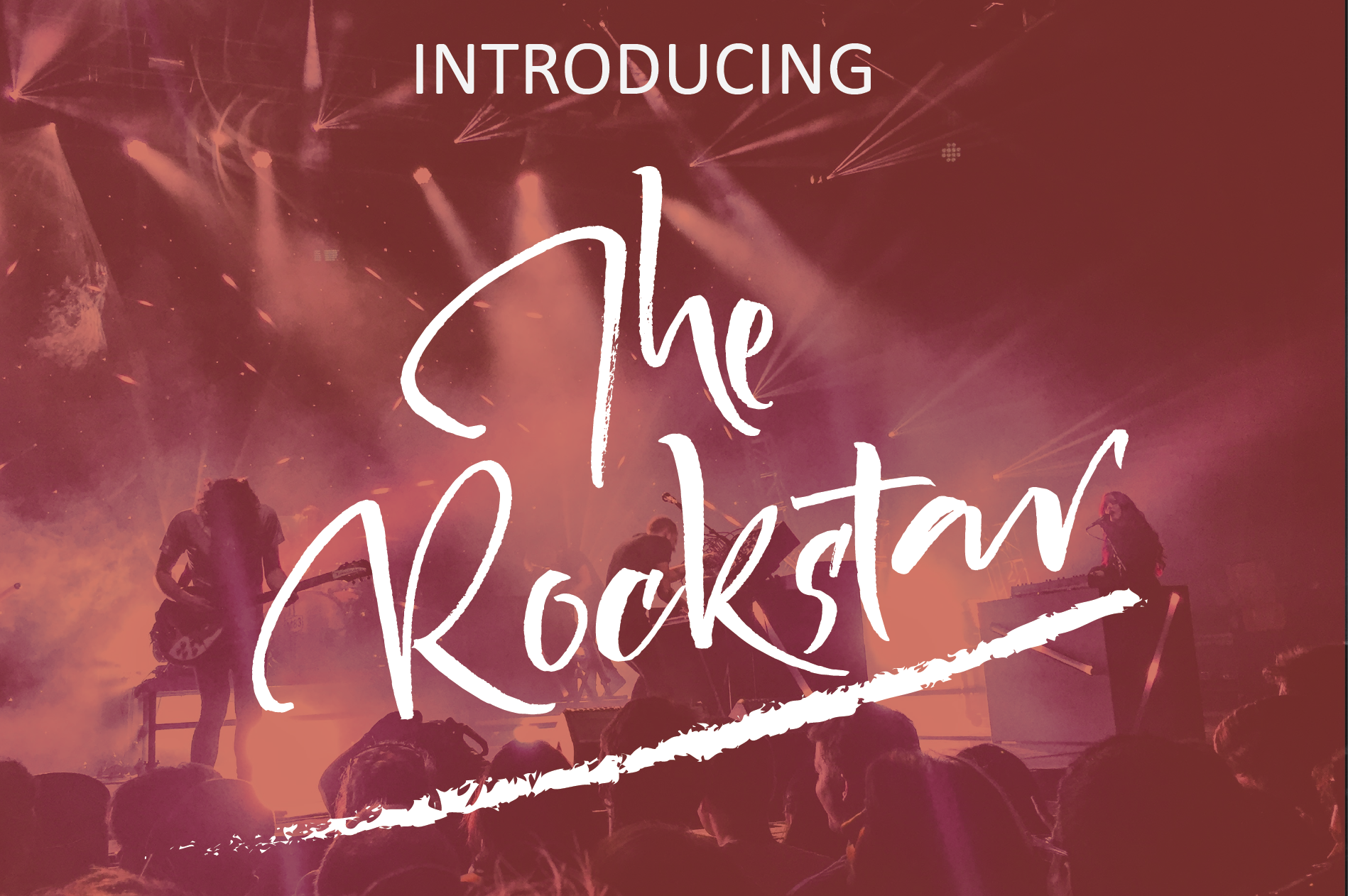 The Rockstar Font Poster 1