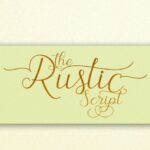 The Rustic Script Font Poster 3