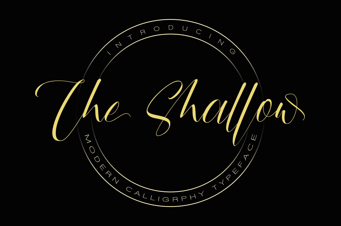 The Shallow Font Poster 1