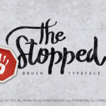 The Stopped Font Poster 1