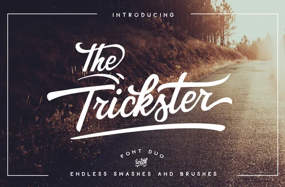 The Trickster Font The Trickster Font Poster 1