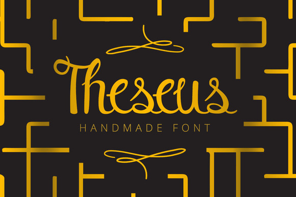 Theseus Font Poster 1
