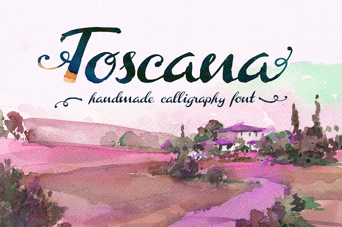 Toscana Font Poster 1