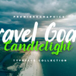 Travel Goals & Candlelight Font Poster 1