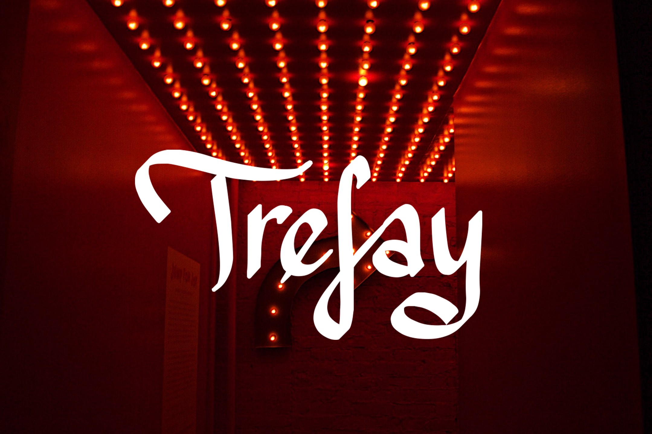 Trefay Font Poster 1