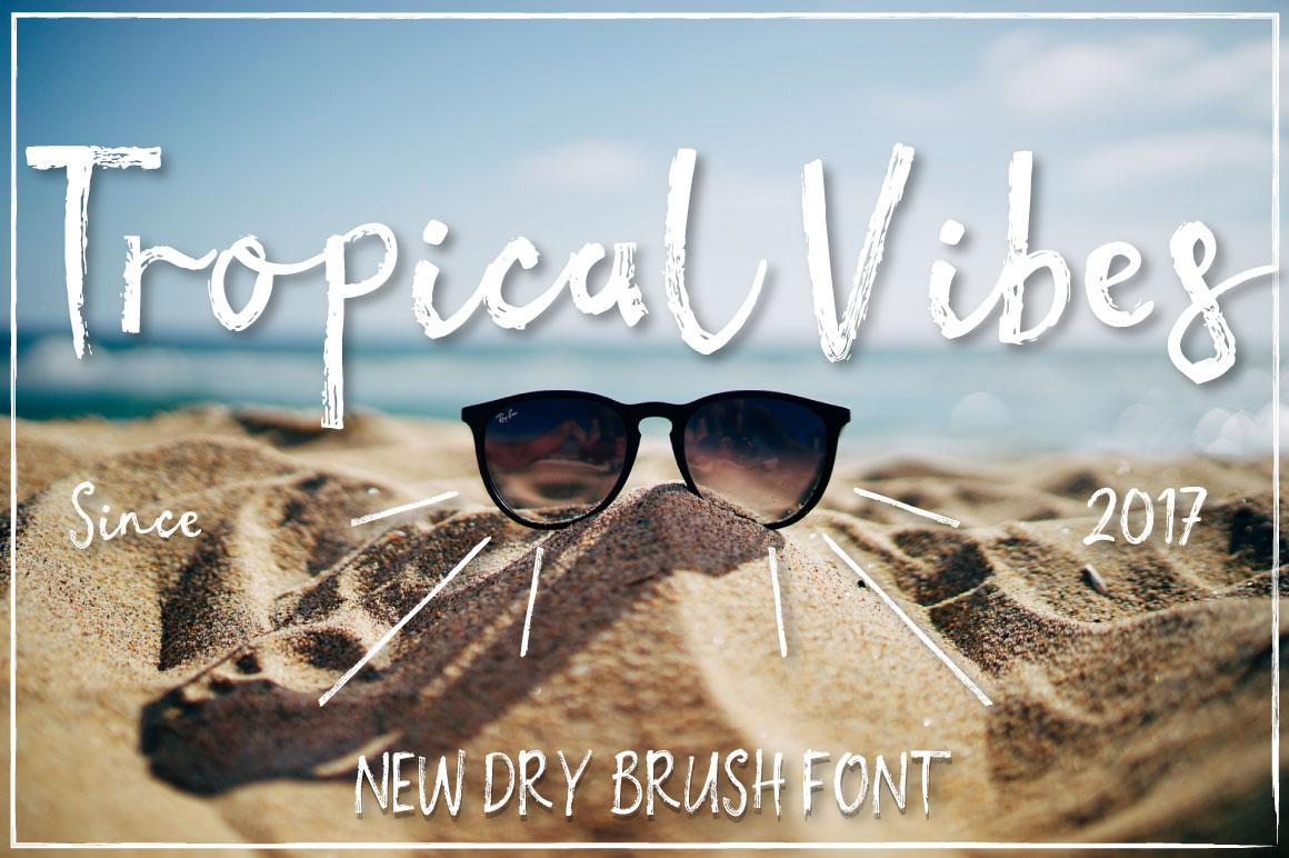 Tropical Vibes Font Poster 1