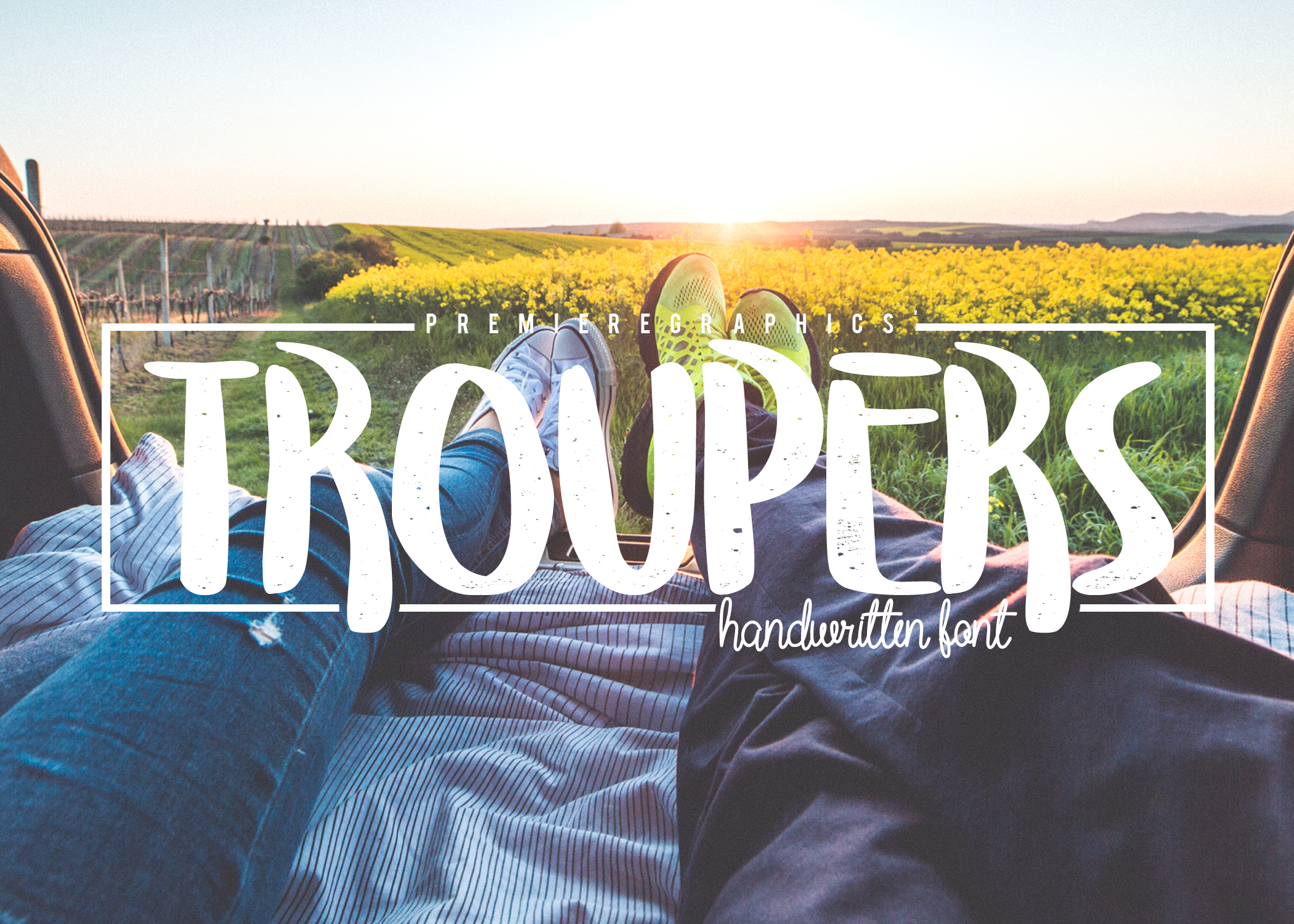 Troupers Font Poster 1