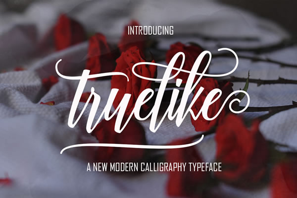 Truelike Font Poster 1