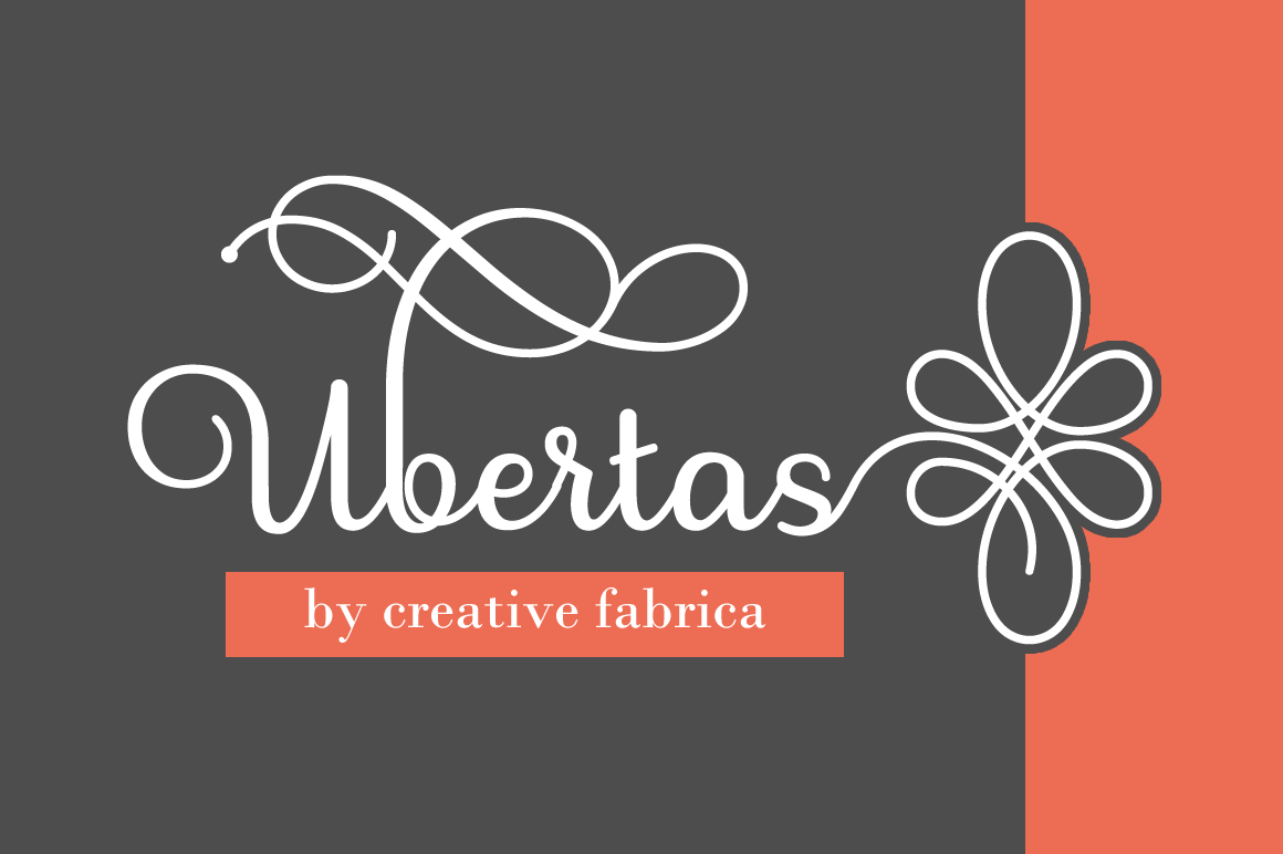 Ubertas Font Poster 1