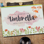 Umbrella Font Poster 1