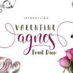 Valentine Agnes Font Poster 1