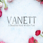 Vanett Font Poster 1