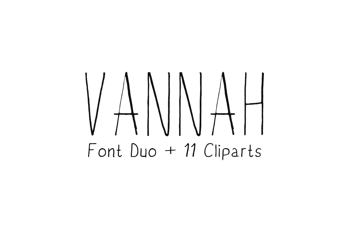 Vannah Font Duo Font Vannah Font Duo Font Poster 1