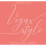 Vegas Style Font Poster 1