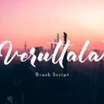 Veruttala Font Poster 1