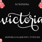 Victoria Font Poster 1