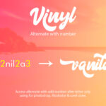 Vinyl Font Poster 5