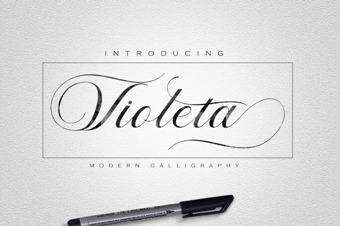 Violeta Font Poster 1