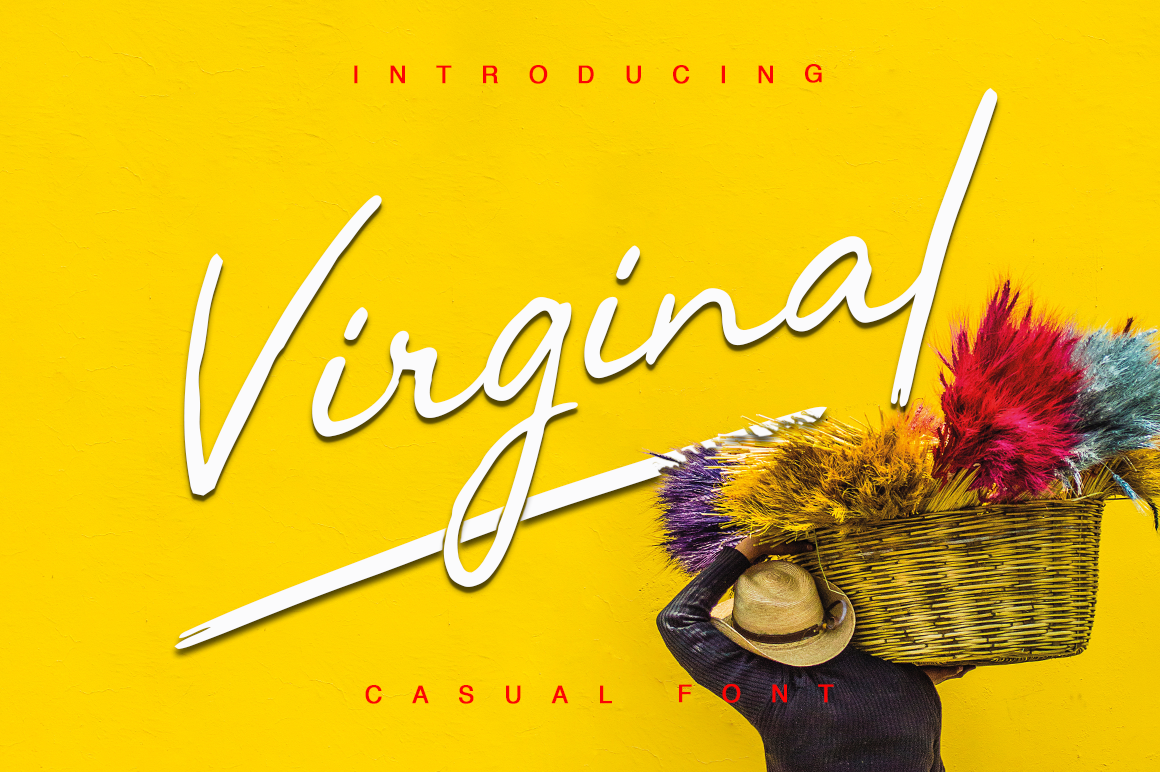 Virginal Font Poster 1