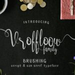 Vroffloow Font Poster 1