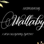 Wallaby Font Poster 1