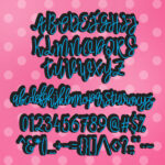 Wanda Script Font Poster 3