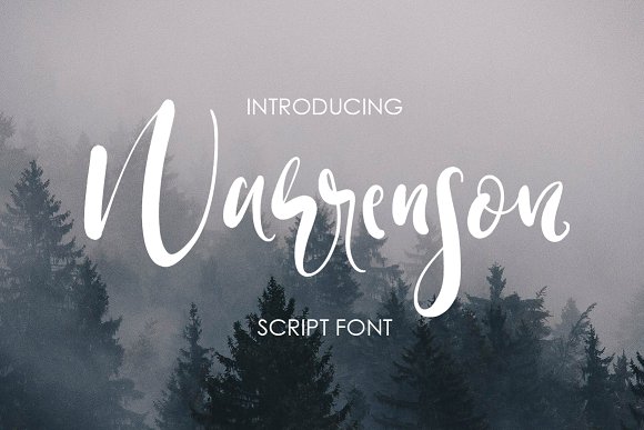 Warrenson Font Poster 1