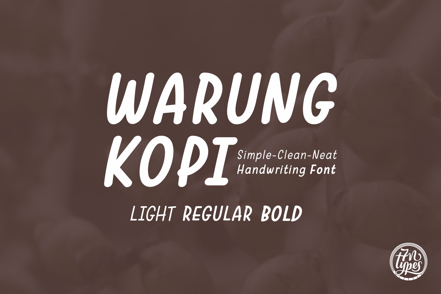 Warung Kopi Font Poster 1