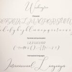 Washington Font Poster 16