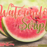 Watermelon Script Font Poster 1